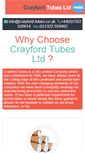 Mobile Screenshot of crayford-tubes.co.uk